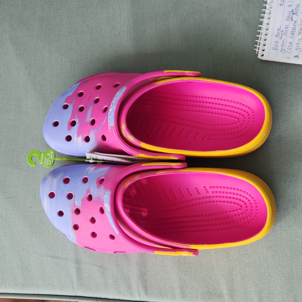 Tie dyed Crocs  M10 W12